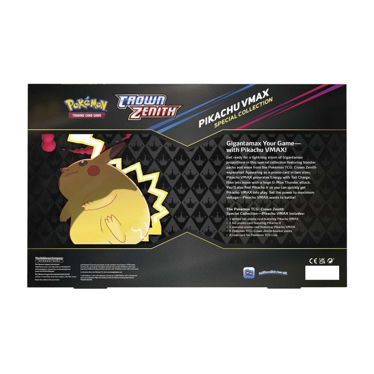 Pokémon Crown Zenith - Pikachu VMAX Special Collection