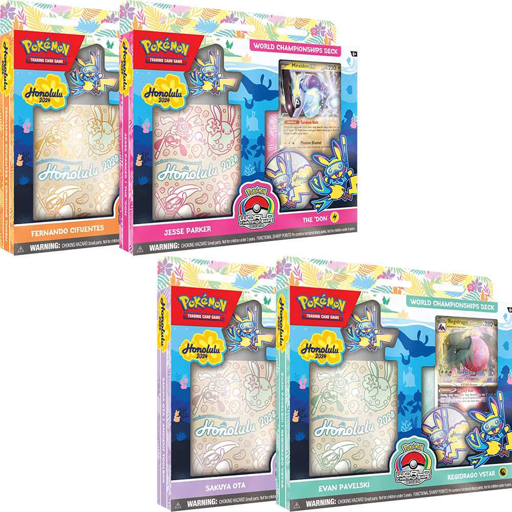 Pokémon World Champions Decks - Set of 4