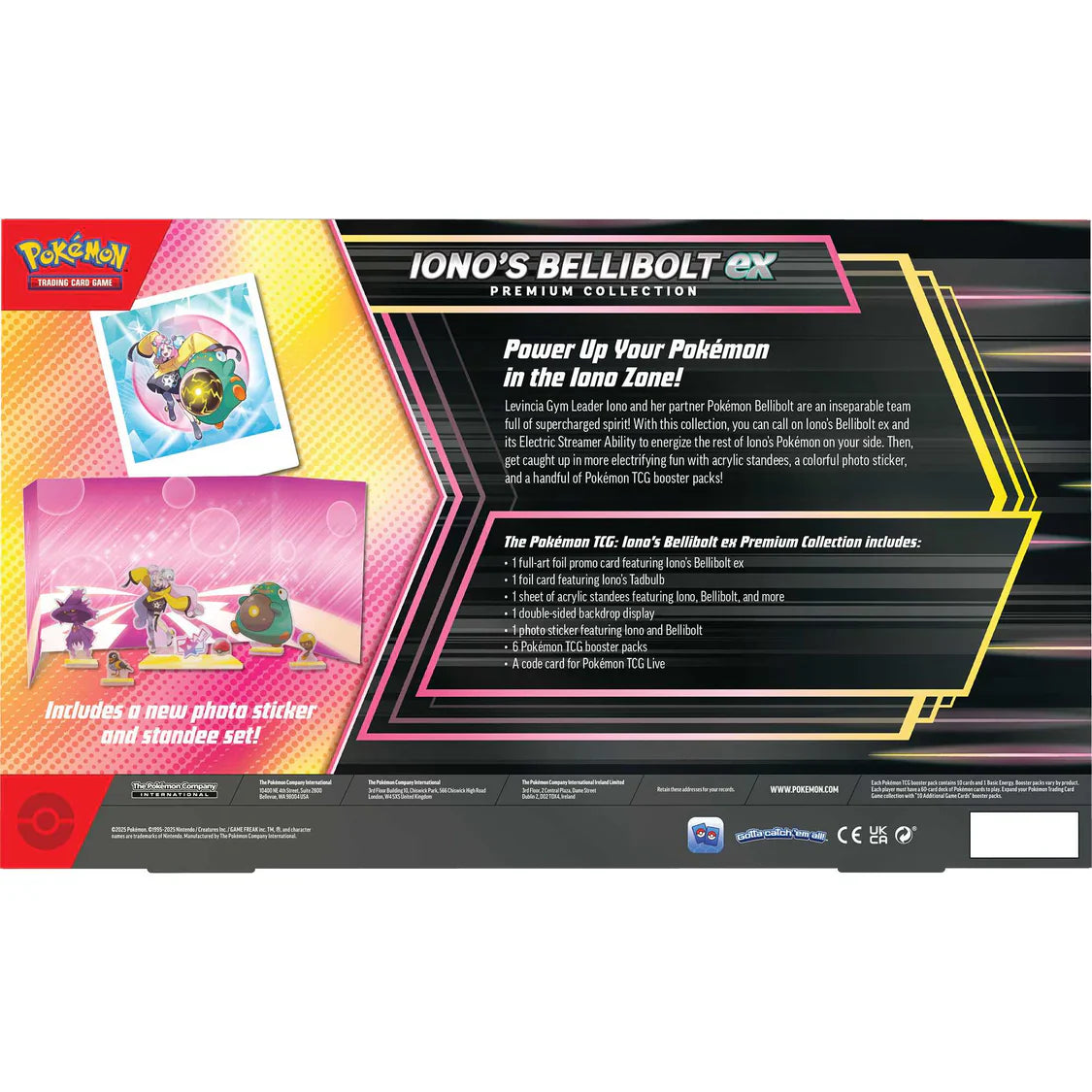 Pokémon Iono’s Bellibolt ex Premium Collection Box