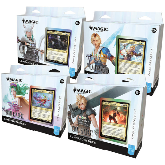 Magic: The Gathering - Final Fantasy Collector Commander Deck Set of 4