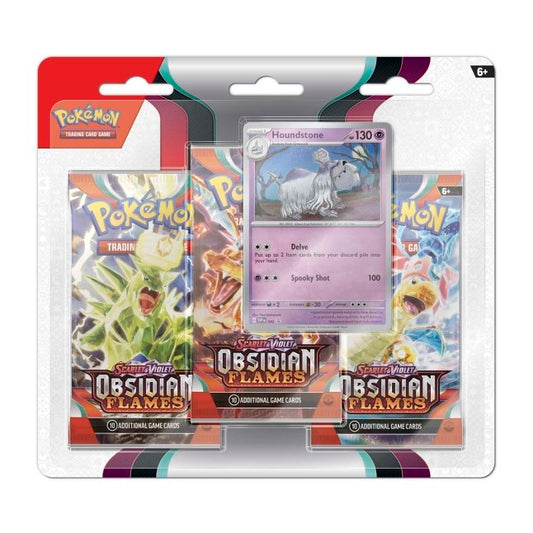 Pokémon Scarlet & Violet Obsidian Flames - 3 Pack Blister