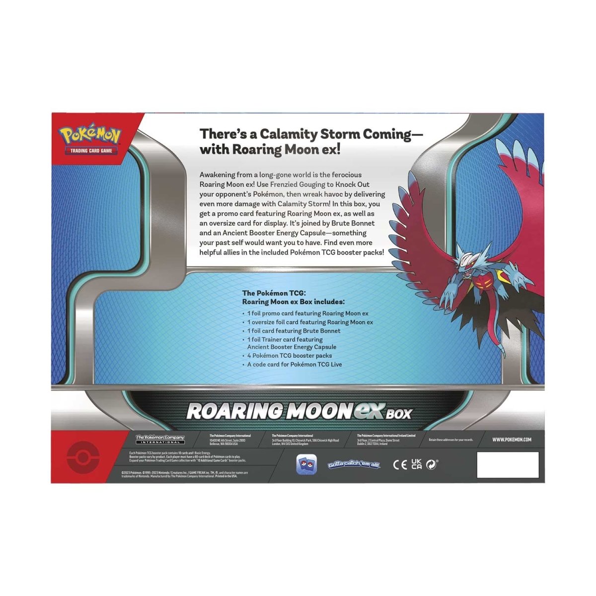 Pokémon Roaring Moon Ex Box