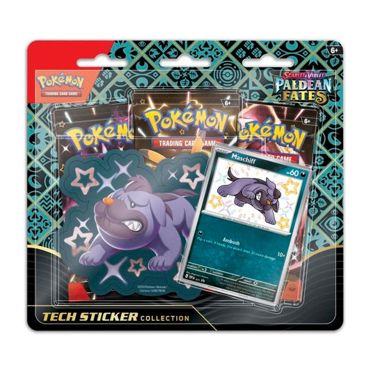 Pokémon TCG: Scarlet & Violet-Paldean Fates Tech Sticker Collection (Shiny Maschiff)