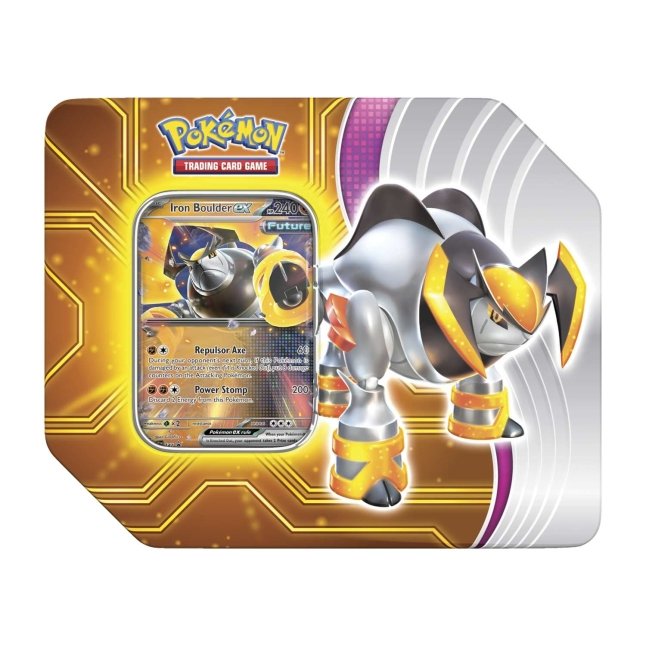 Pokémon Paradox Destinies Tin (Iron Boulder ex)