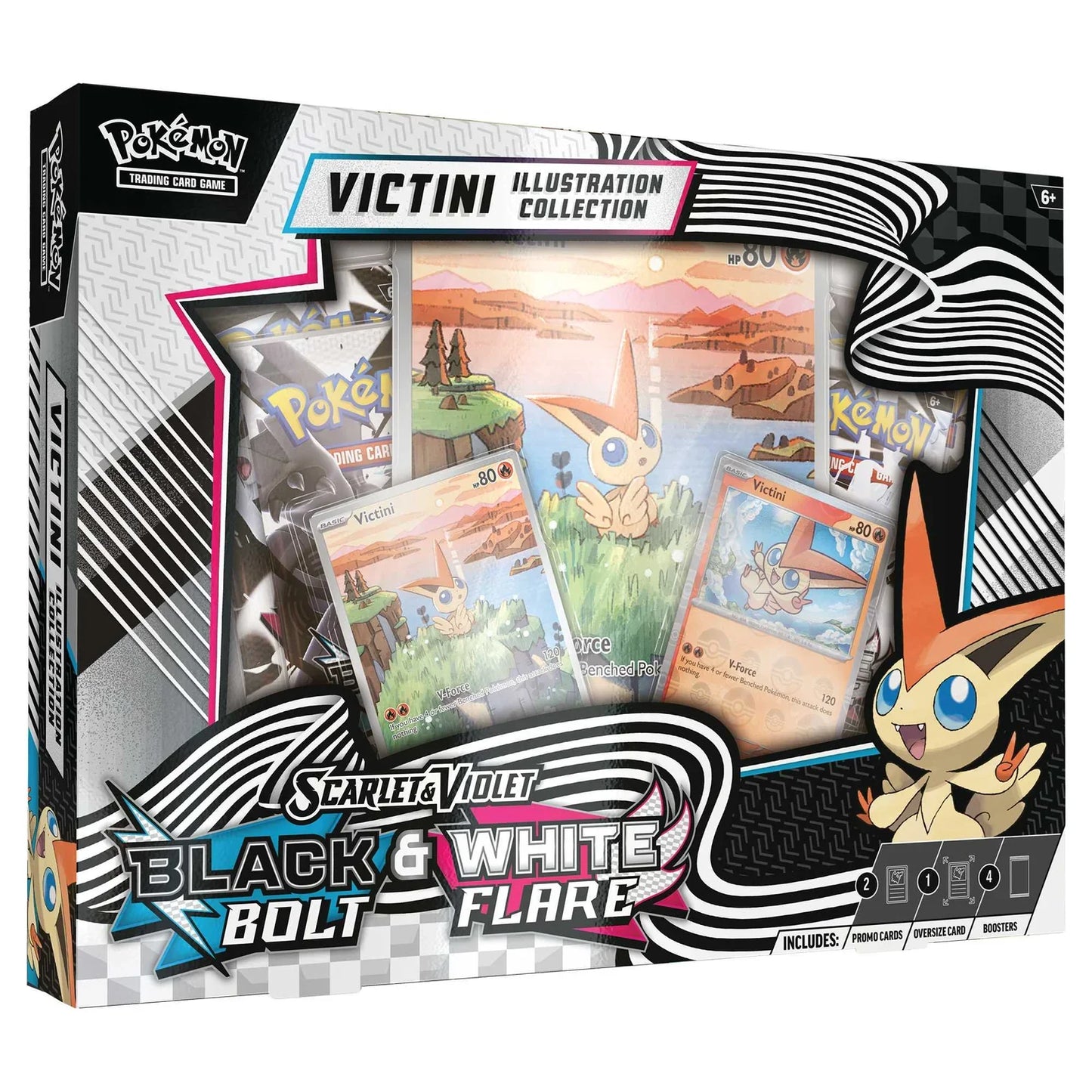 Pokémon Black Bolt & White Flare Unova Victini Illustration Collection