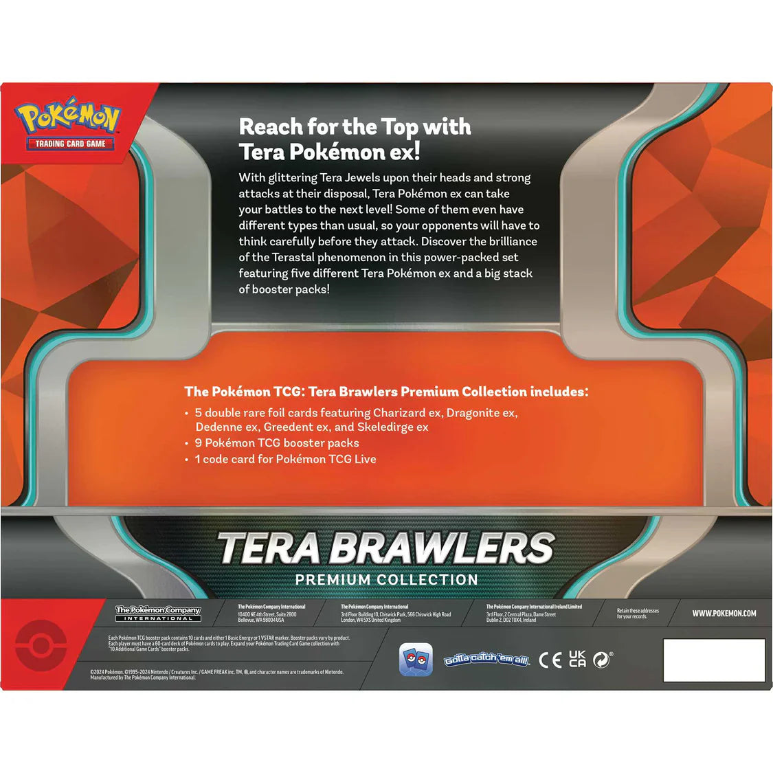 Pokémon Tera Brawlers Premium Collection Box