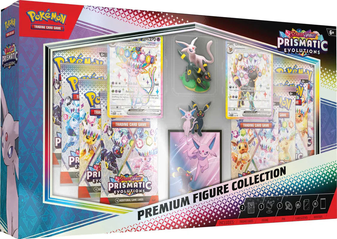Pokémon Scarlet & Violet 8.5 Prismatic Evolutions - Premium Figure Collection
