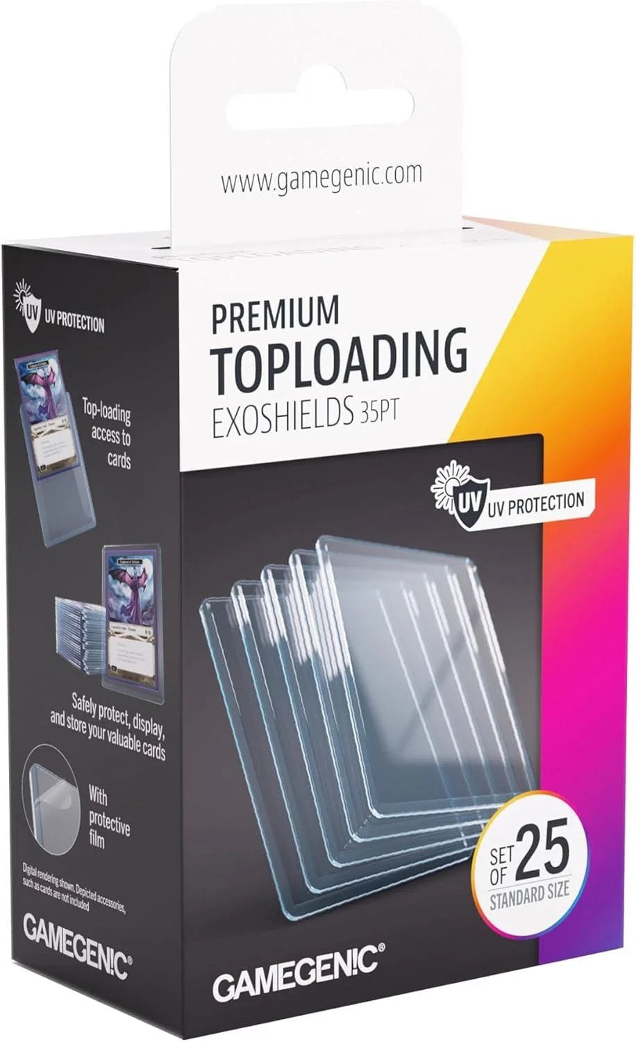 Gamegenic Premium Toploading  Exoshields 35pt (25 Count)